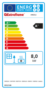 Пелетна камина ANGELA, 8kW*