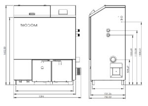 Пелетен котел BIODOM A 54, 54kW