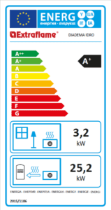 Пелетна камина DIADEMA IDRO, 31.4 kW