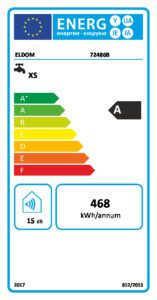 Проточен бойлер за баня ELDOM Β7, 6.5kW